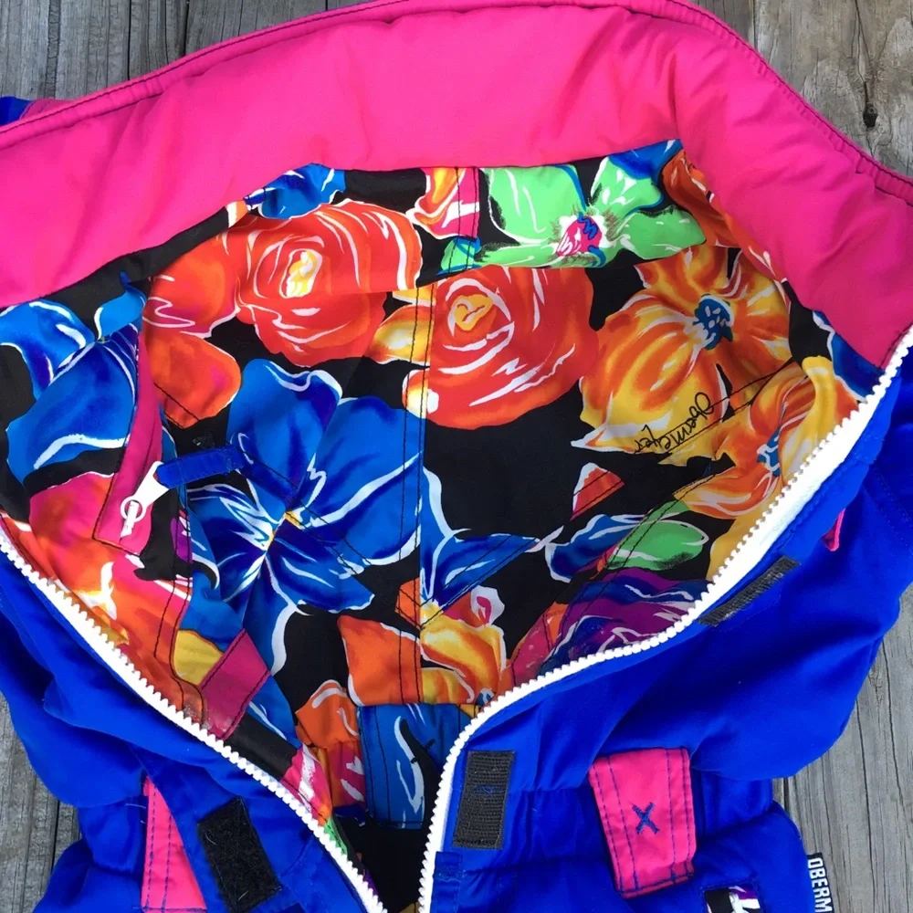 SOLD RARE Vintage Obermeyer Snowsuit Size 2 Reversible - Picture 2 of 4